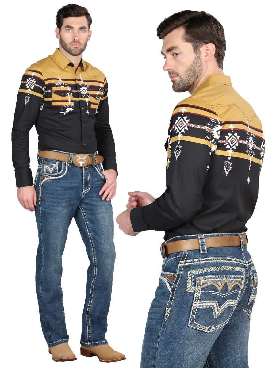 Pantalón de Mezclilla de Hombre Centenario en Mezclilla Color Azul 45023