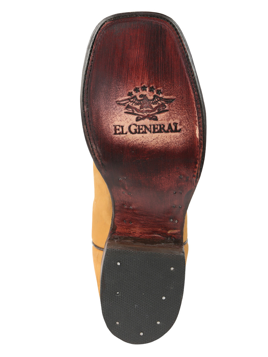 Bota Vaquera de Hombre El General Rodeo en Piel Crazy 45526