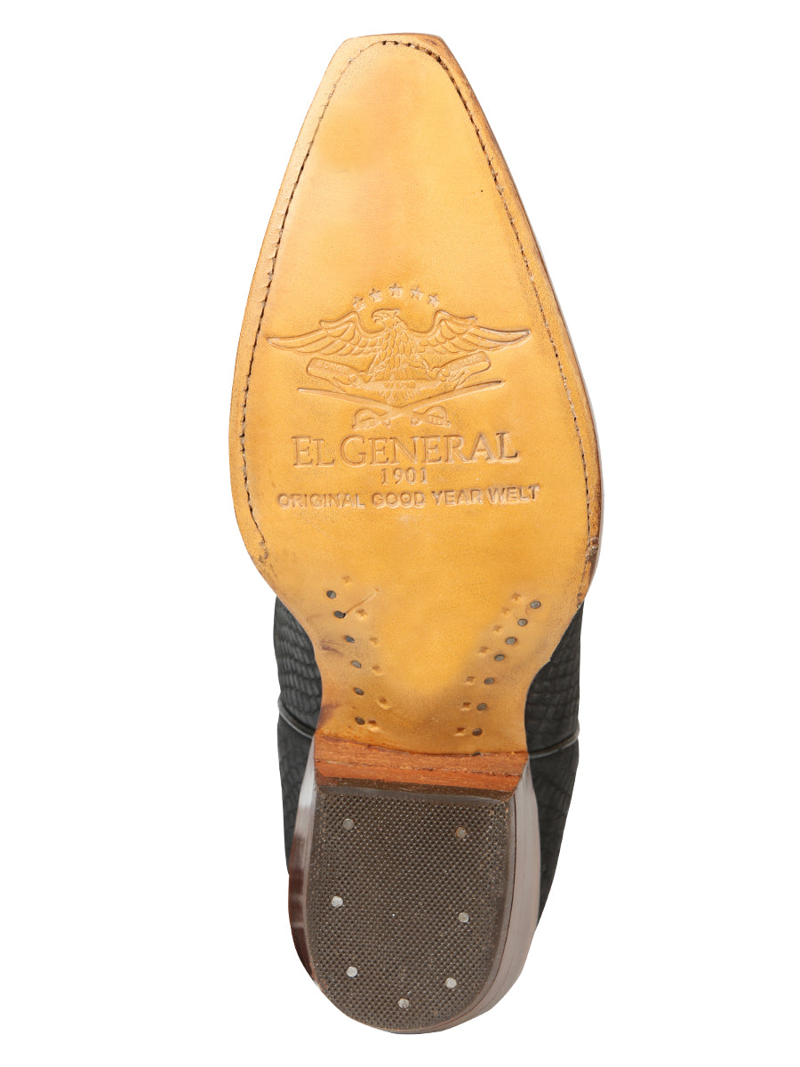 Bota Vaquera de Mujer El General Color Negro 45791