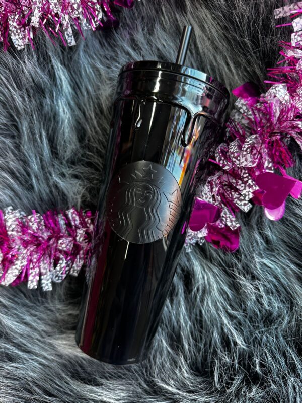 STARBUCKS Black Slime Drip Halloween 2024