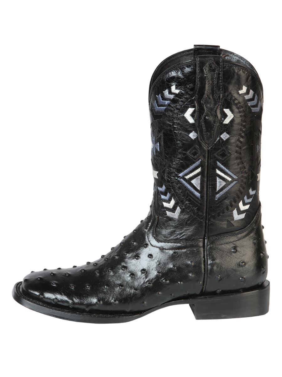 Bota Vaquera de Hombre El General Rodeo en Piel Color Negro 51240