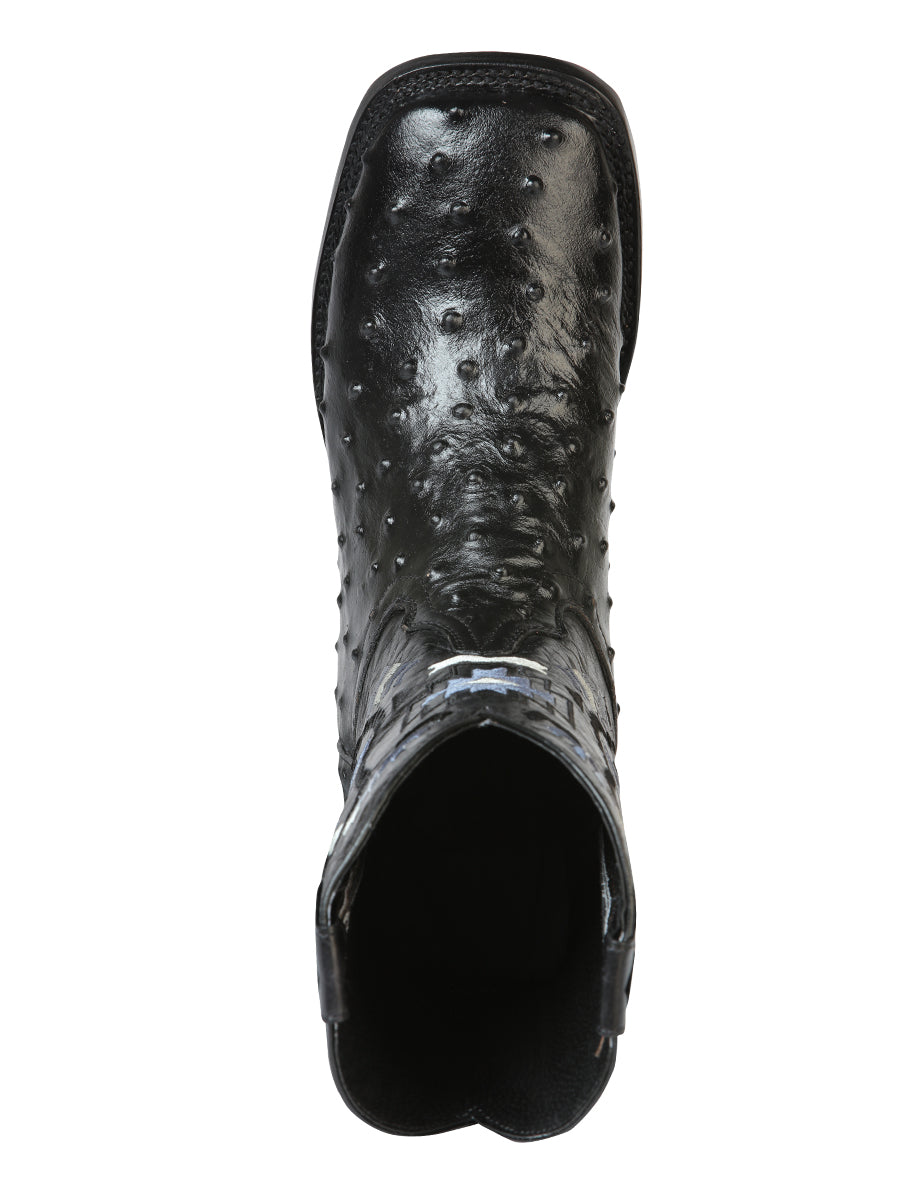 Bota Vaquera de Hombre El General Rodeo en Piel Color Negro 51240