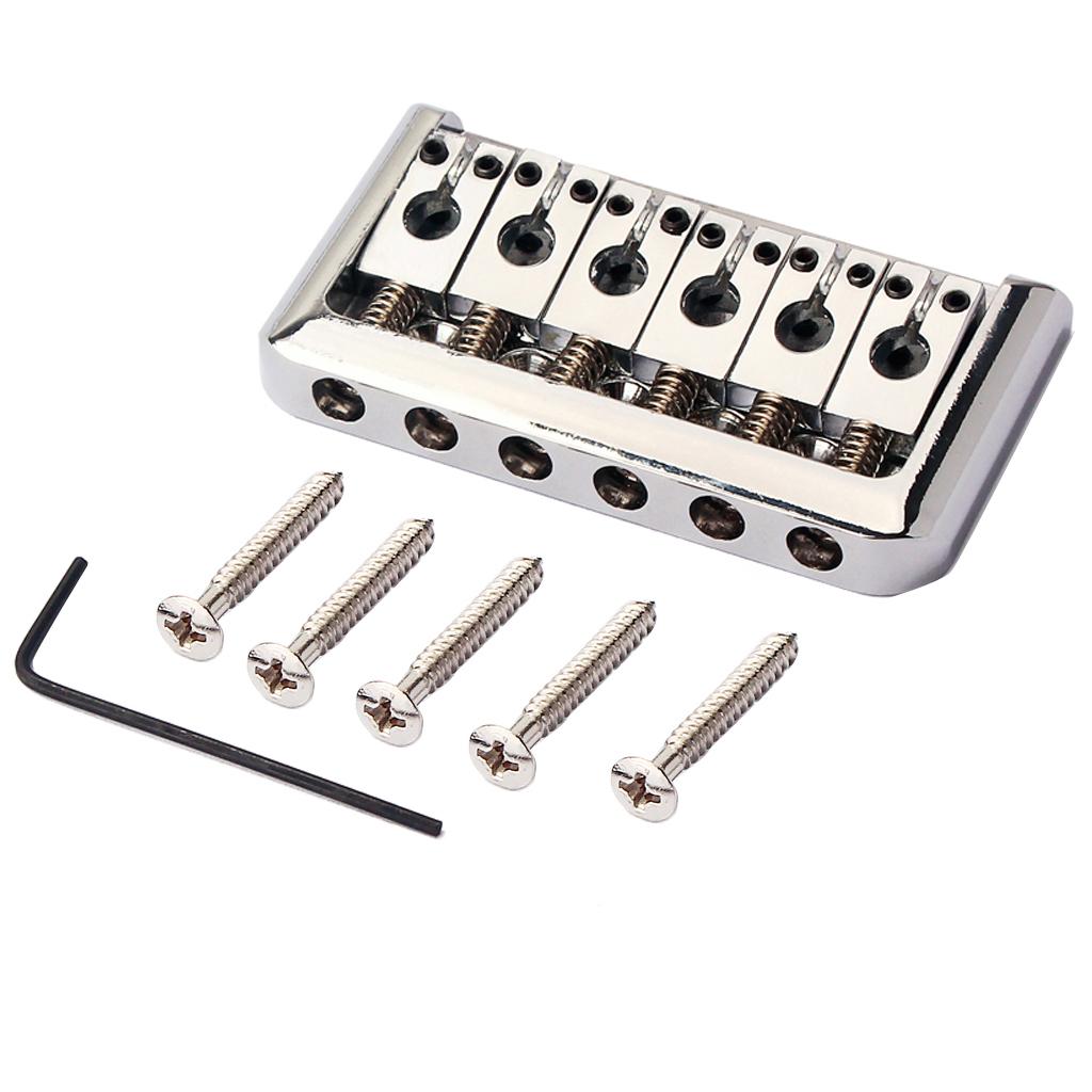Puente fijo rígido de guitarra