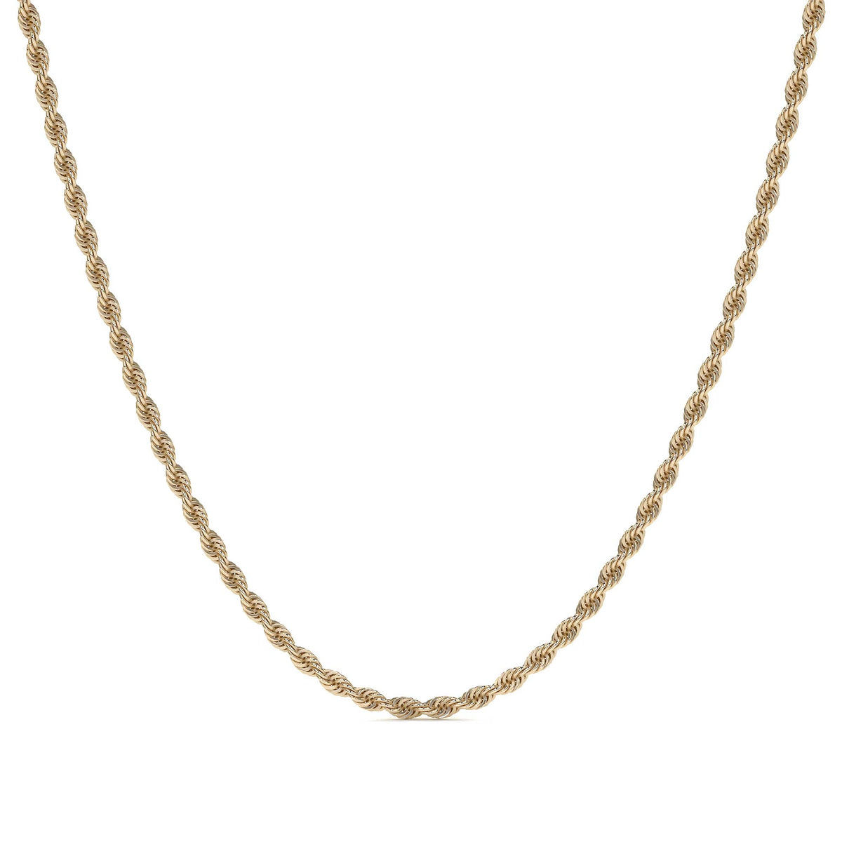 Cadena Torsal De Oro Italiano 10k, Calibre 2.1mm