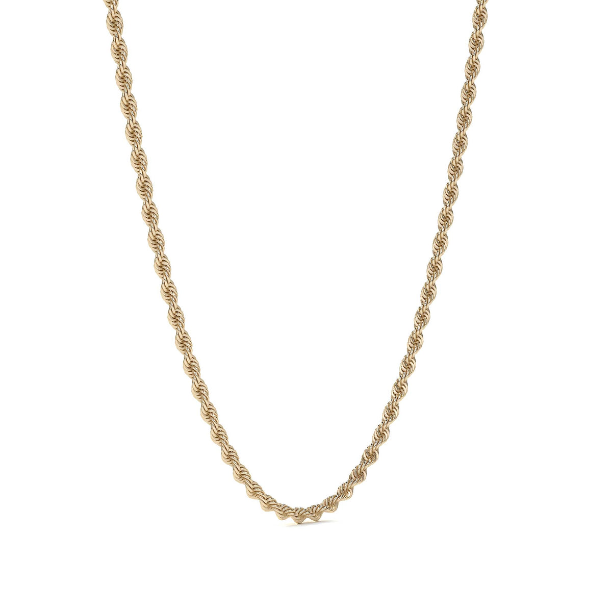 Cadena De Oro Hombre Italiano Torsal 10k Calibre 2.4mm 60 Cm