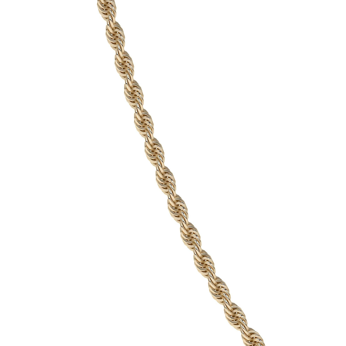 Cadena Torsal De Oro Italiano 10k, Calibre 2.1mm