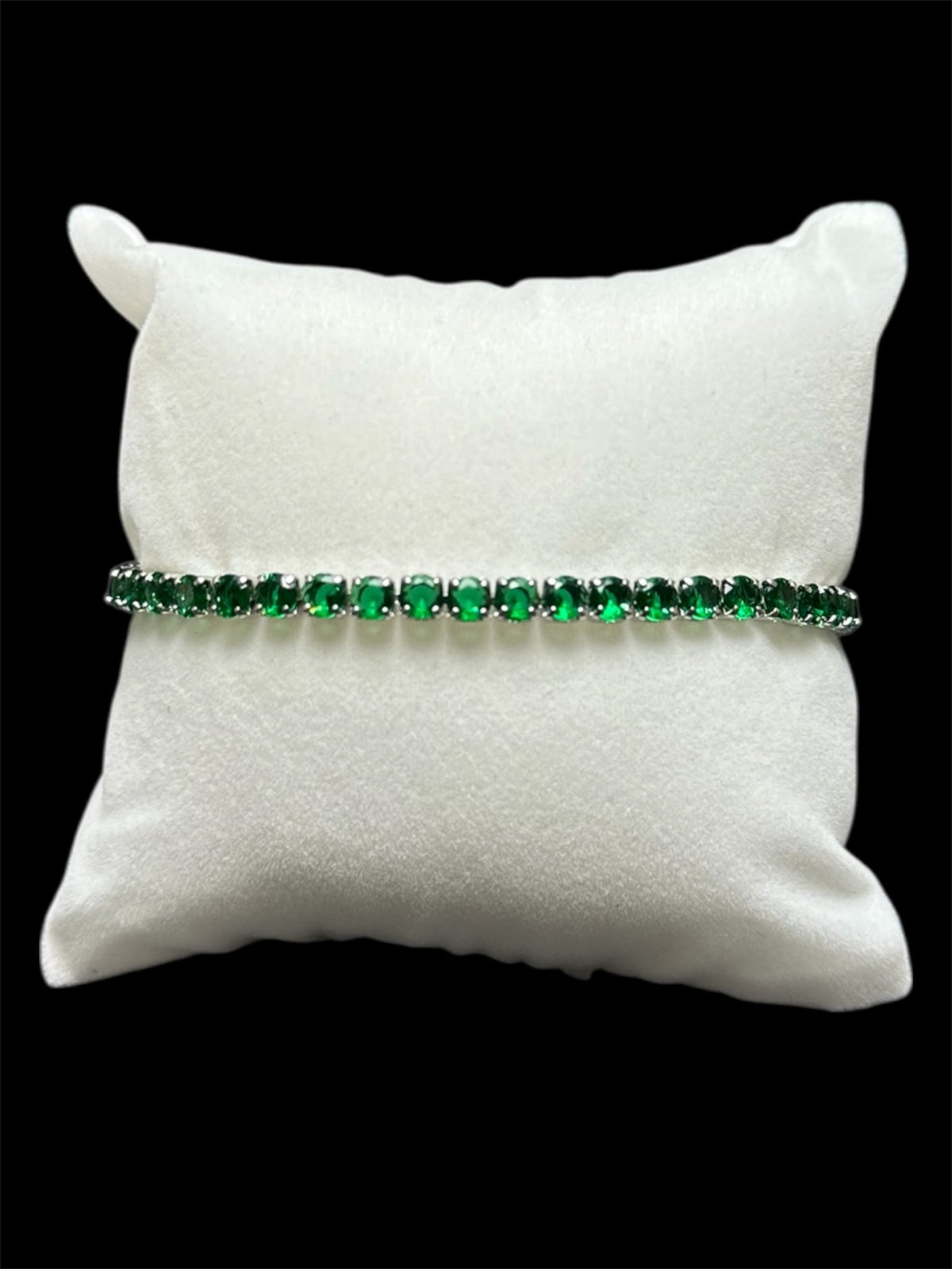 Pulsera Tenis 3 mm Verde
