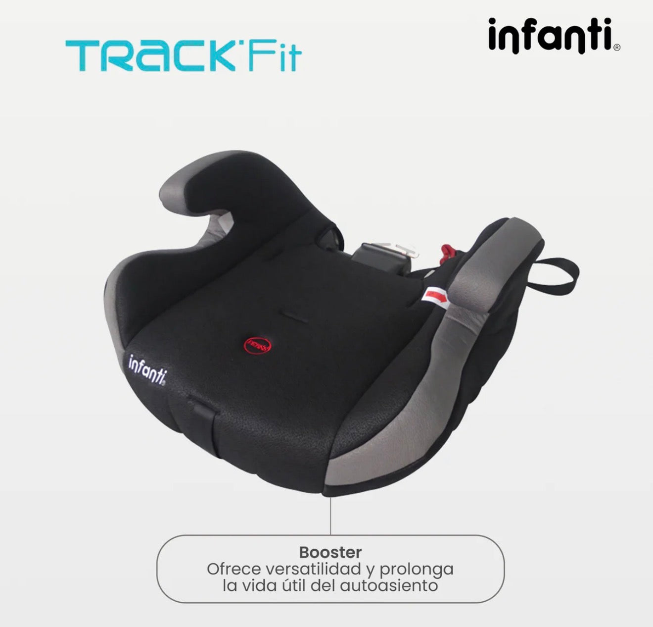 Autoasiento Infanti Track Fit Booster Grupo 1, 2 y 3 Anclaje Universal