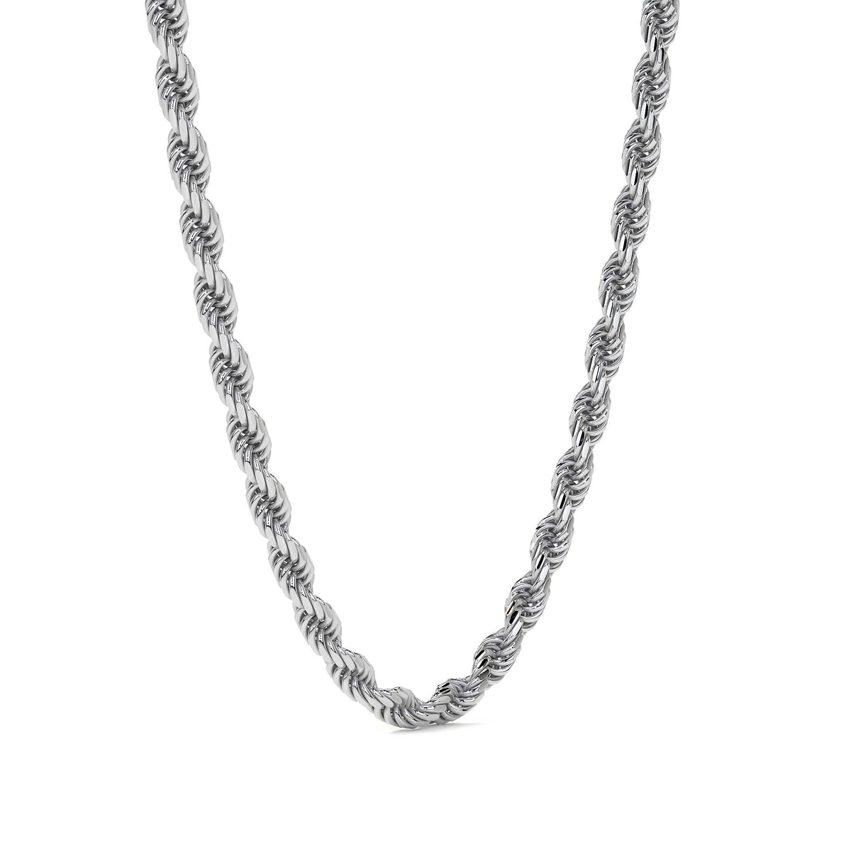 Cadena De Plata 925 Estilo Torsal Calibre 3.3 Mm