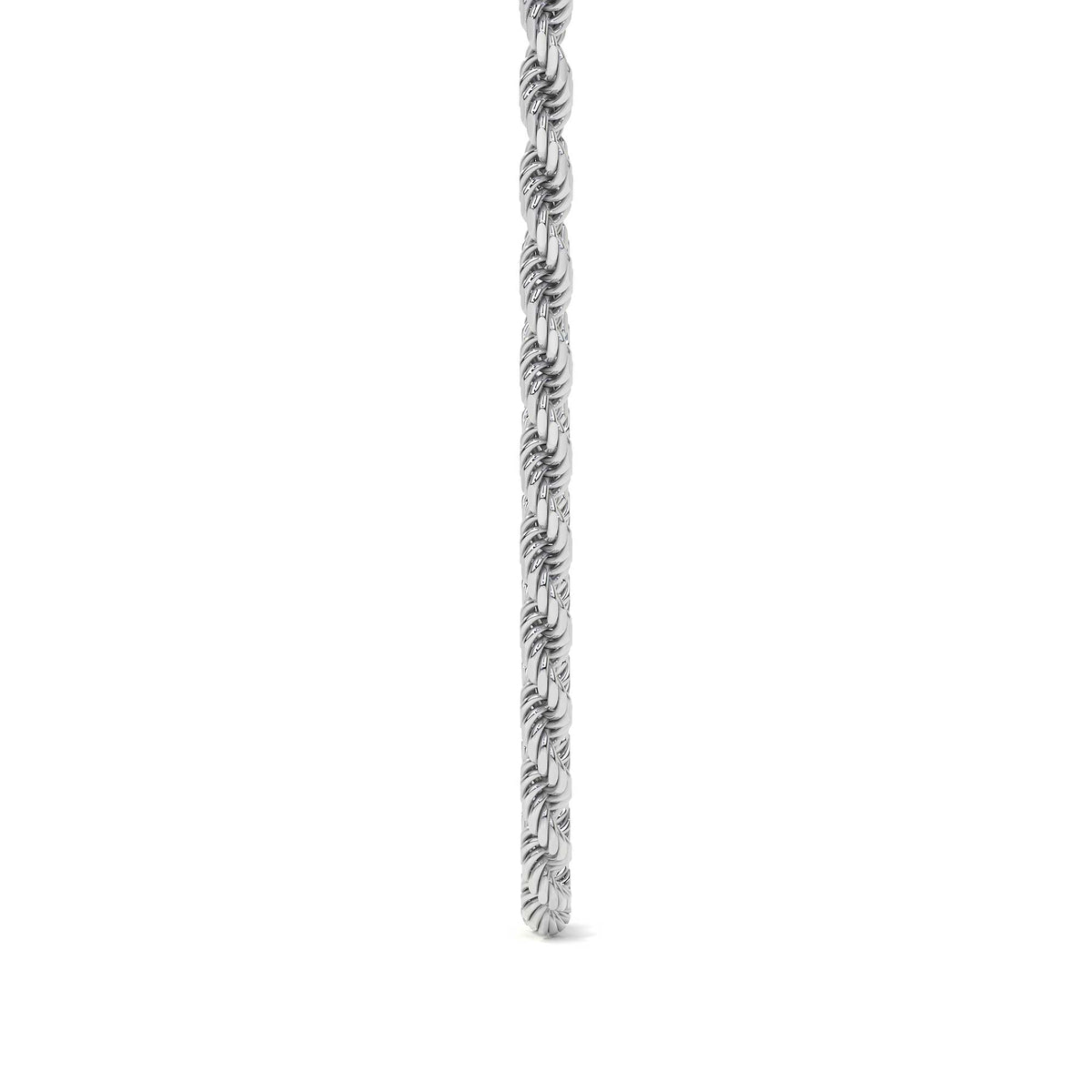 Cadena De Plata 925 Estilo Torsal Calibre 3.3 Mm