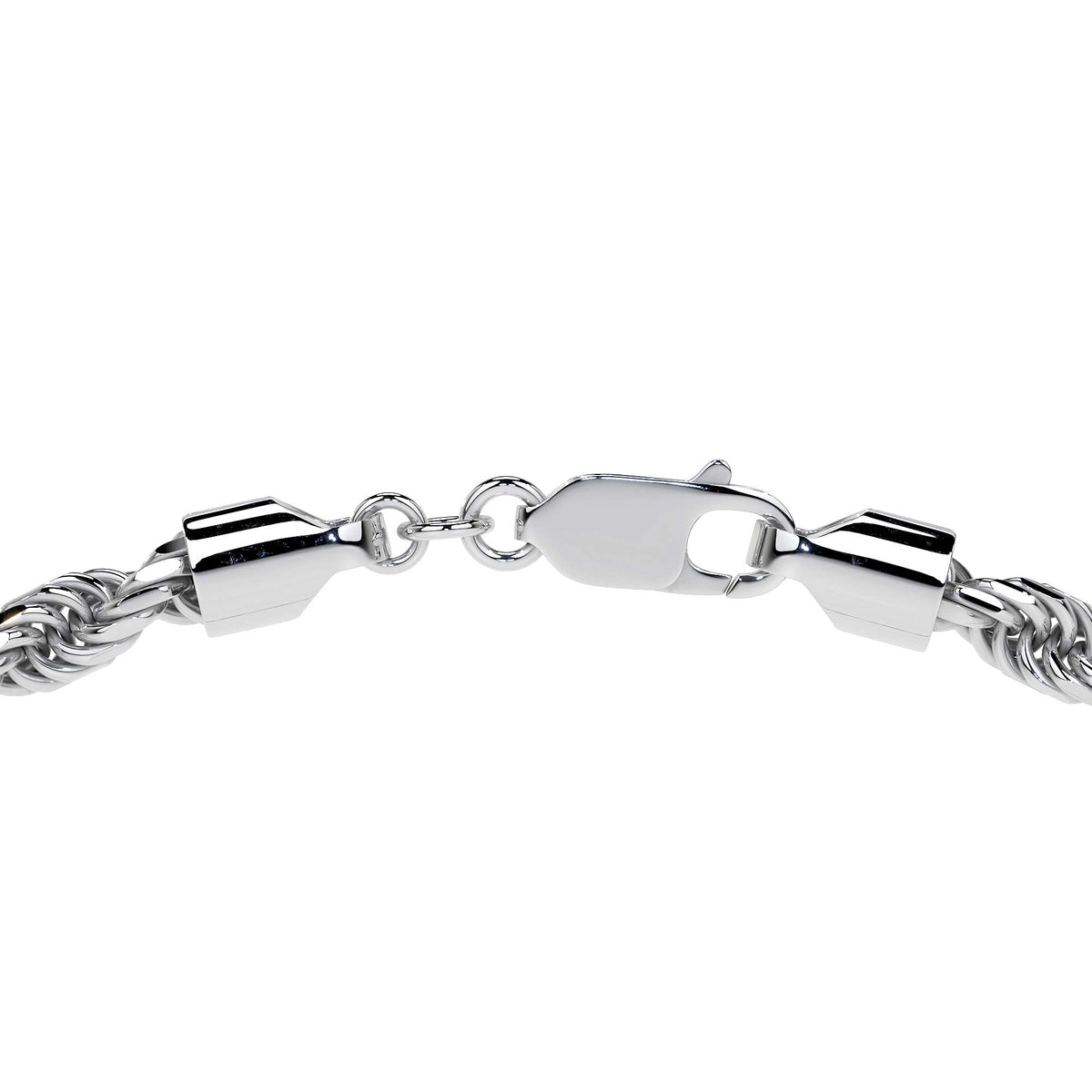 Cadena De Plata 925 Estilo Torsal Calibre 3.3 Mm