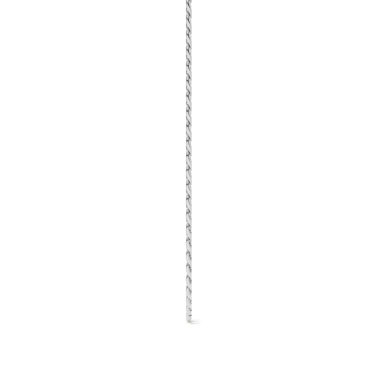 Cadena De Plata 925 Estilo Barbada De Calibre 3.2mm en 5 colores