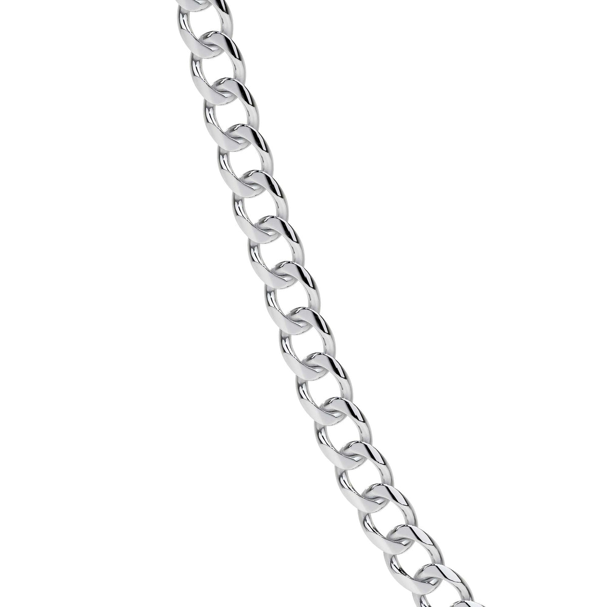 Cadena De Plata 925 Estilo Barbada De Calibre 3.2mm en 5 colores