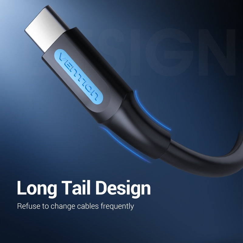 Vention Cable USB Tipo C De Carga Rápida De 60W 3A Para Huawei Honor