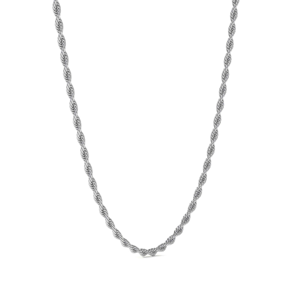 Cadena De Plata 925 Italiana Torsal Calibre 1.9mm en 4 colores