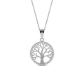 Gargantilla Con Dije De Árbol De La Vida Plata 925 Plateado