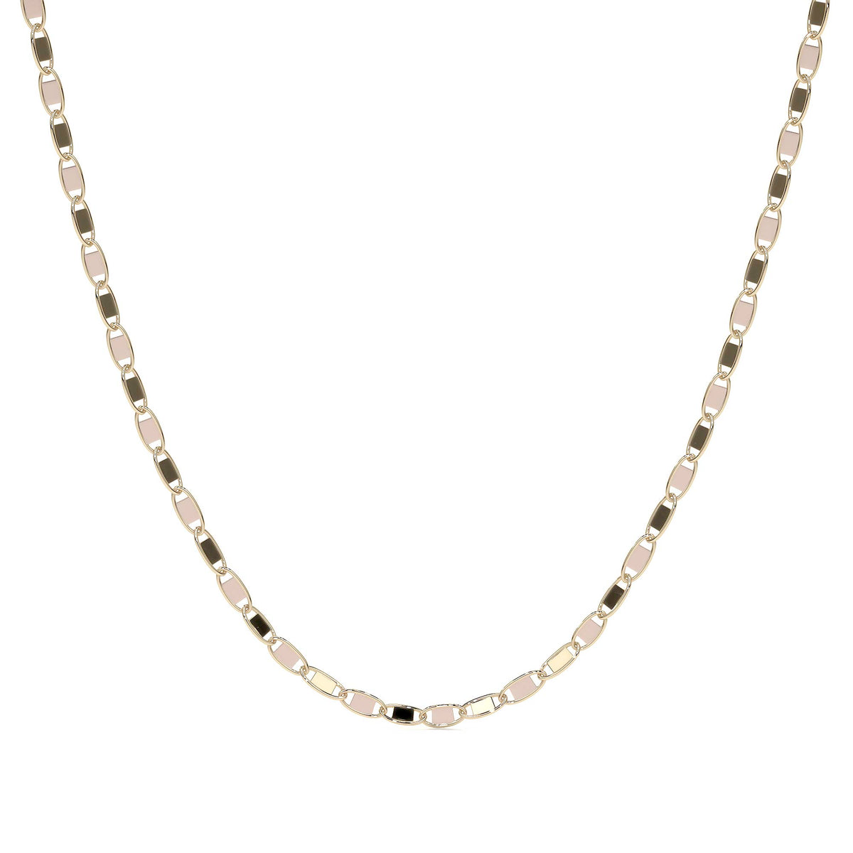 Pulsera Valentino De Oro Italiano 10k, Calibre 1.4mm, 18 Cm