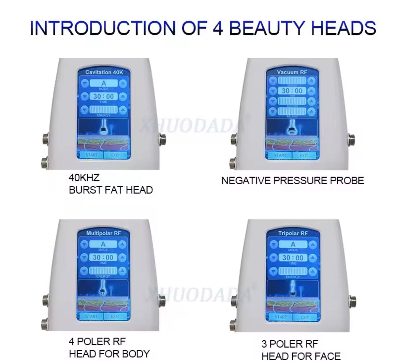 Cabitacion y radio frequencia 40k 4 en 1