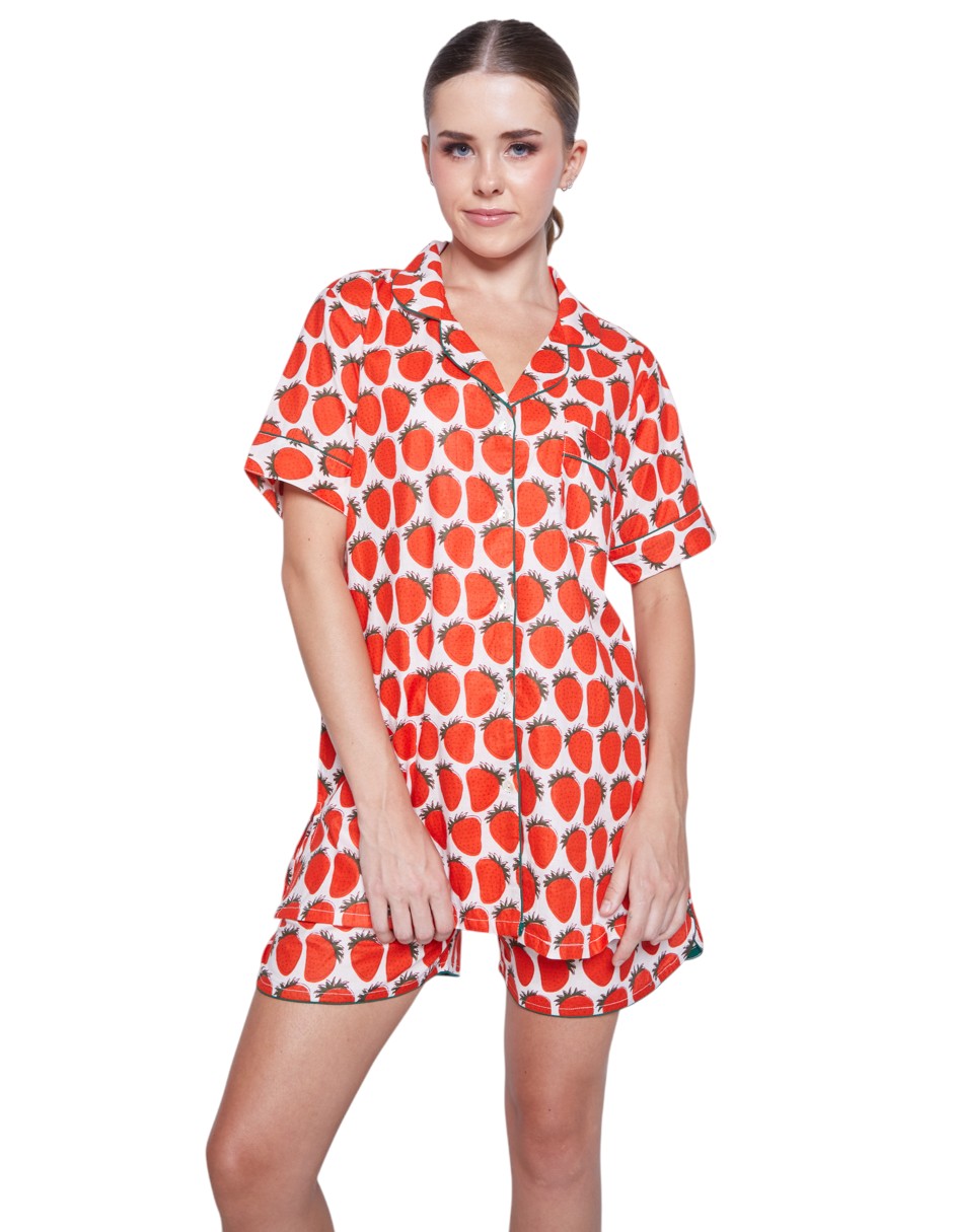 PIJAMA SHORT FRAISES