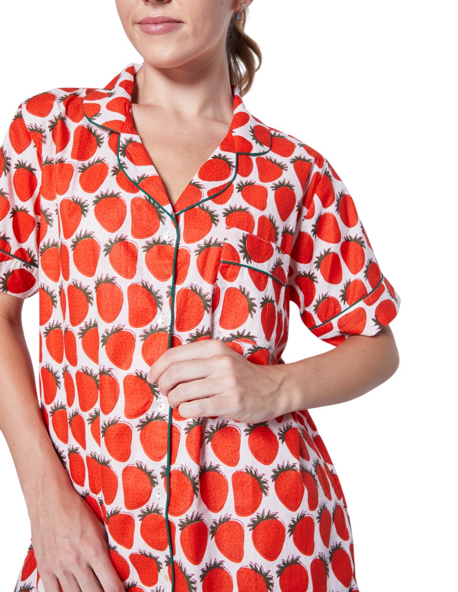 PIJAMA SHORT FRAISES