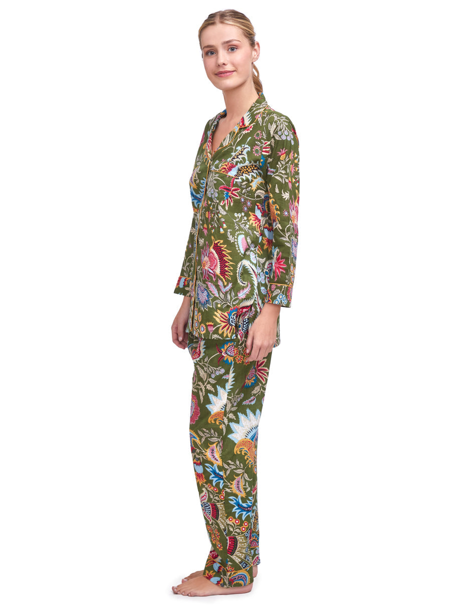 PIJAMA FER  VERDE 2PZ 100% COTTON