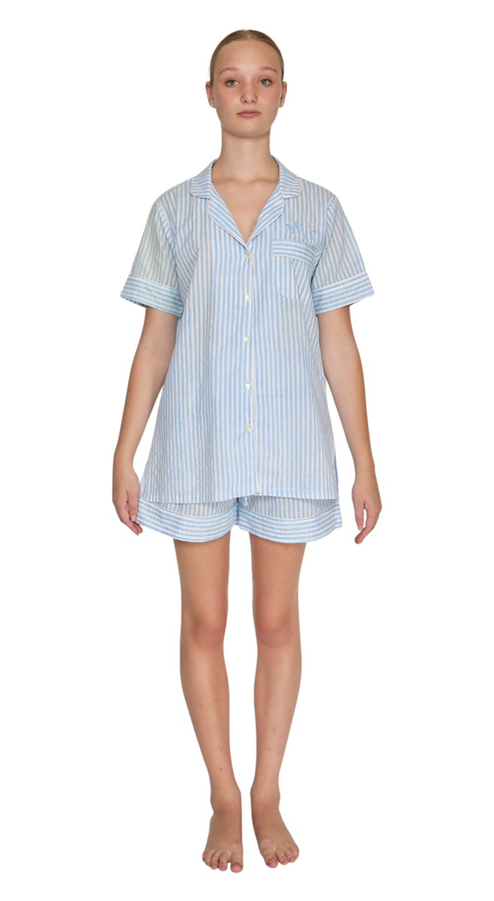 PIJAMA CLASSIC SHORT STRIPE BLUE