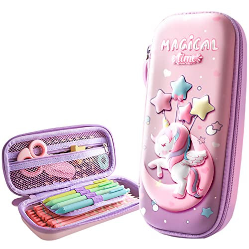 Estuche De Lápices De Unicornio 3D