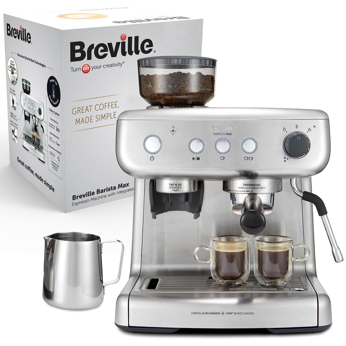 Cafetera con molinillo