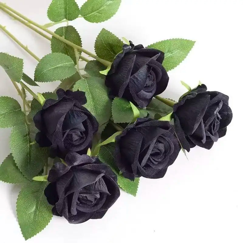 1 ~ 20 piezas decoración de rosas artificiales