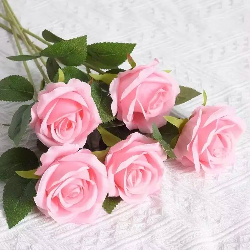 1 ~ 20 piezas decoración de rosas artificiales