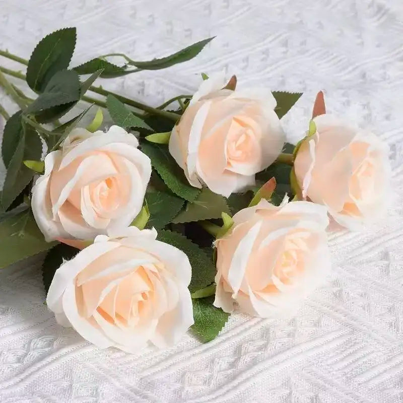 1 ~ 20 piezas decoración de rosas artificiales