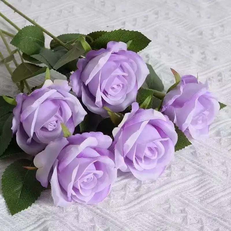 1 ~ 20 piezas decoración de rosas artificiales