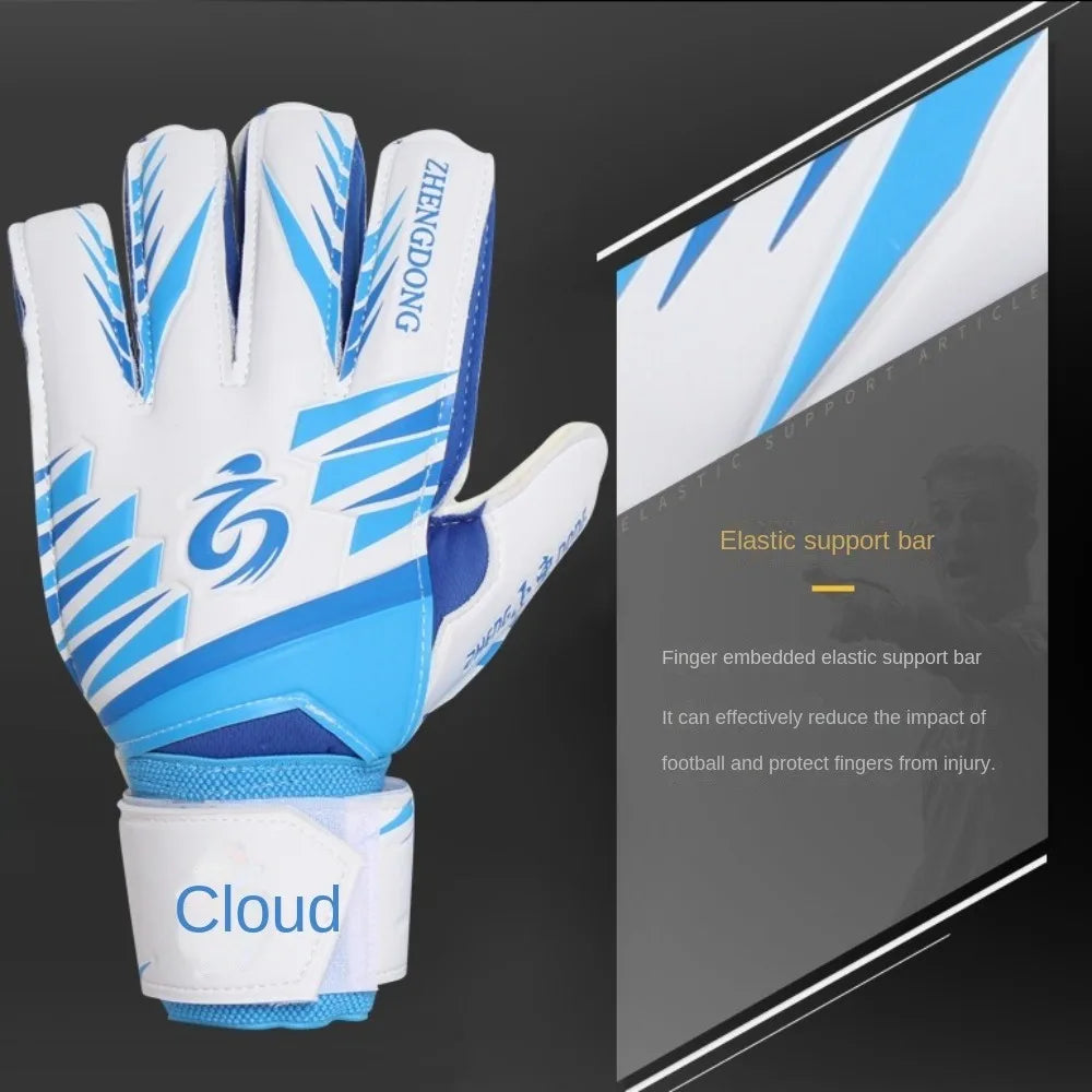 1 par de guantes de fútbol resistentes al desgaste