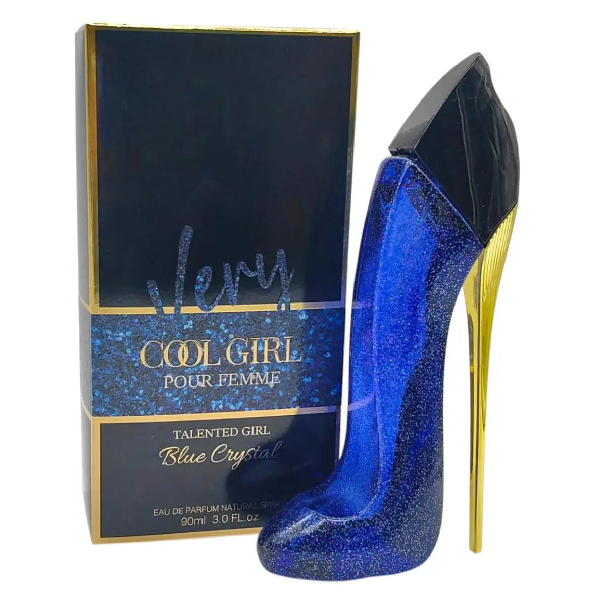 1 pieza 90ml Zapatos de tacón azul perfumes zapatos de tacón azul