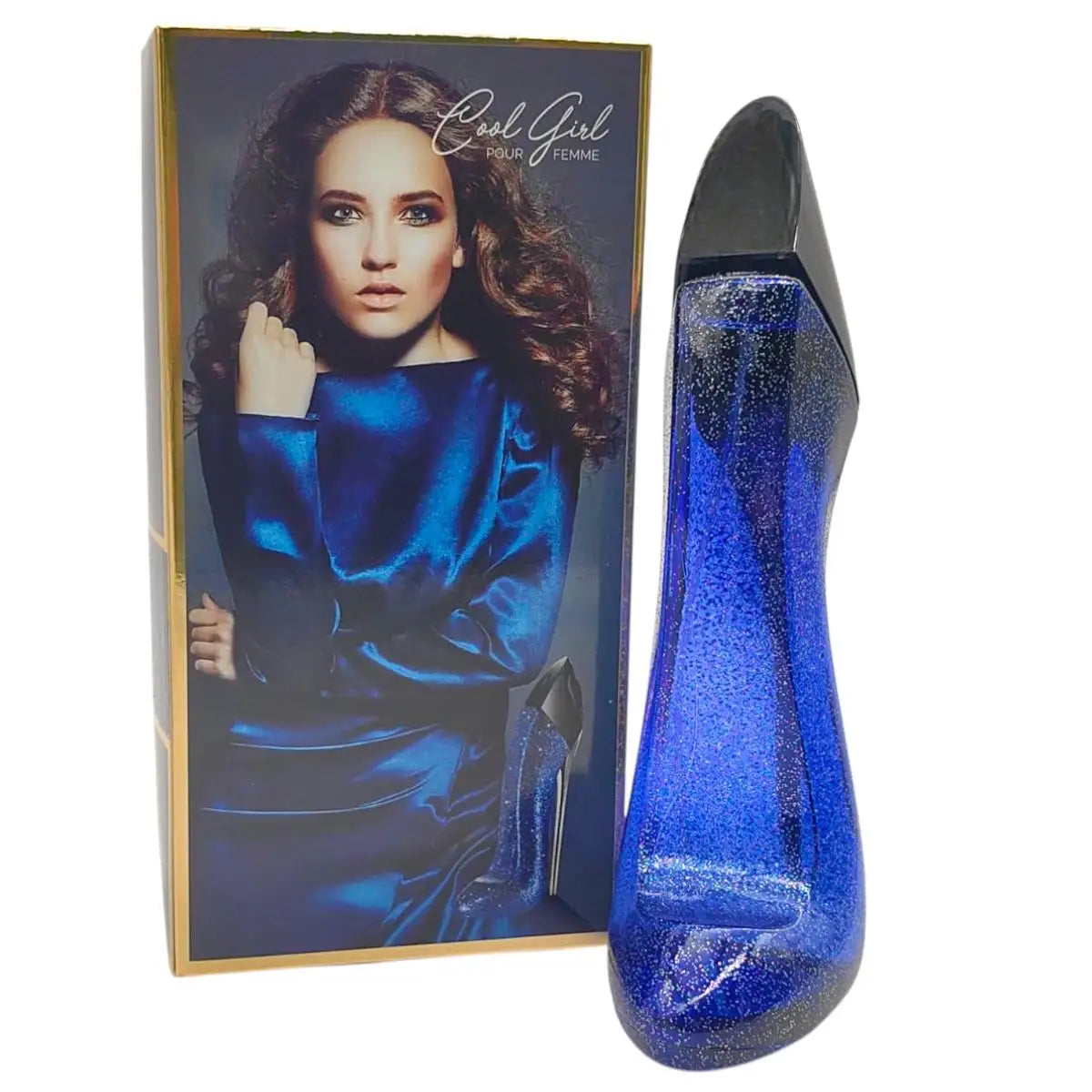 1 pieza 90ml Zapatos de tacón azul perfumes zapatos de tacón azul