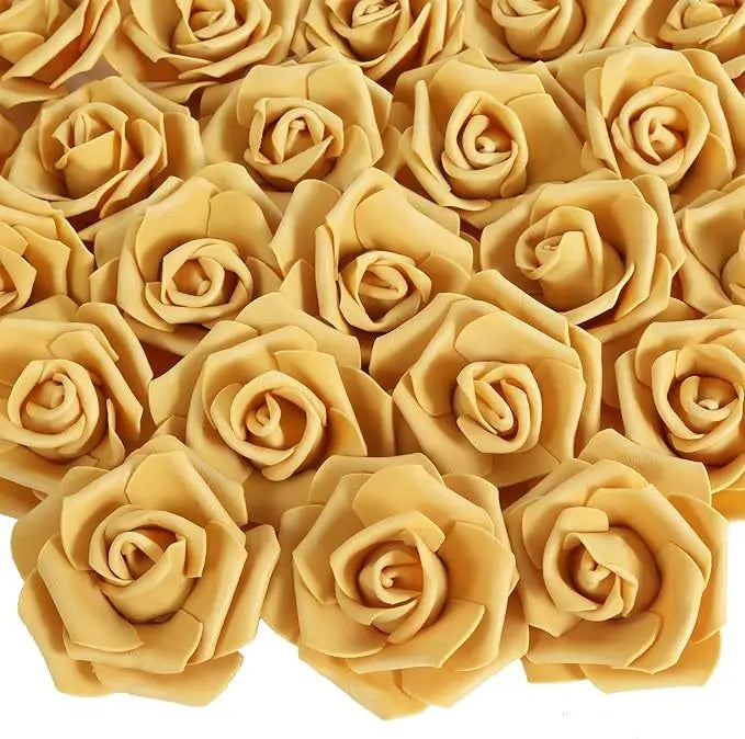 7,6 cm flores rosas artificiales