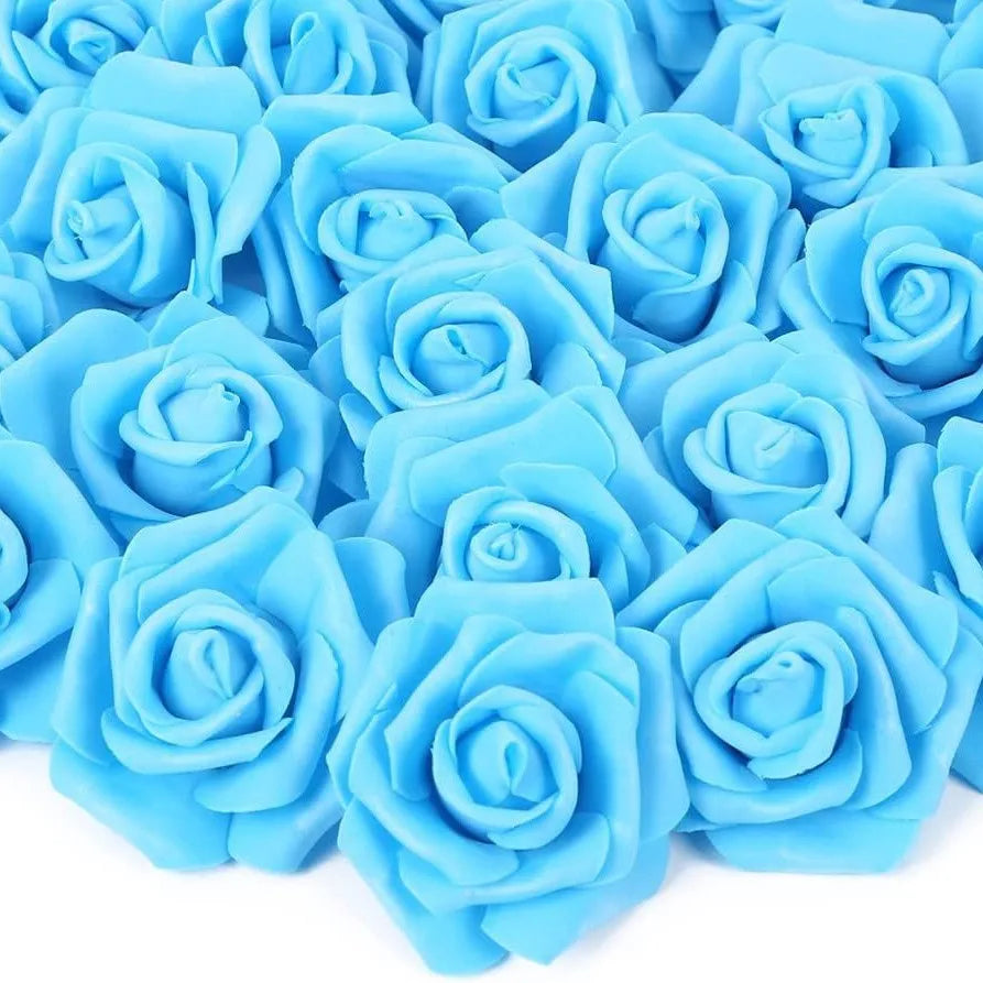 7,6 cm flores rosas artificiales