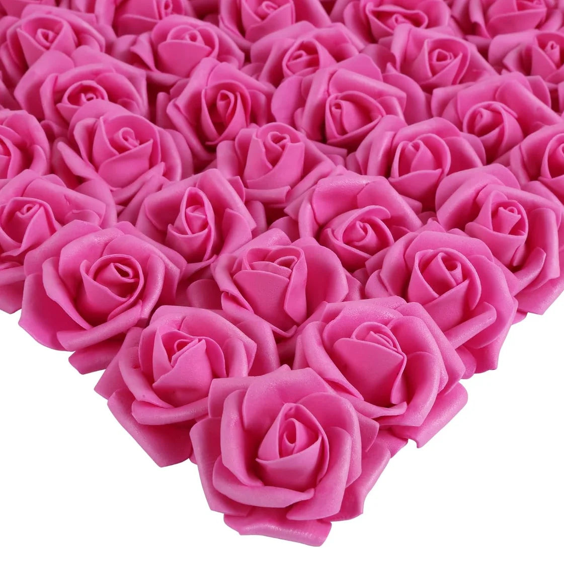 7,6 cm flores rosas artificiales
