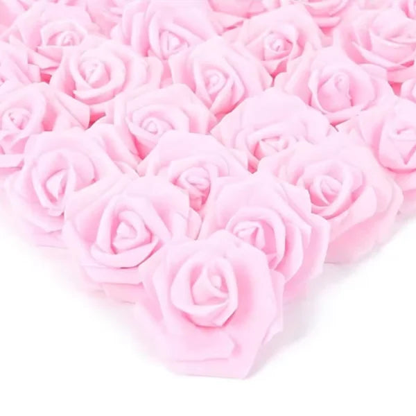 7,6 cm flores rosas artificiales