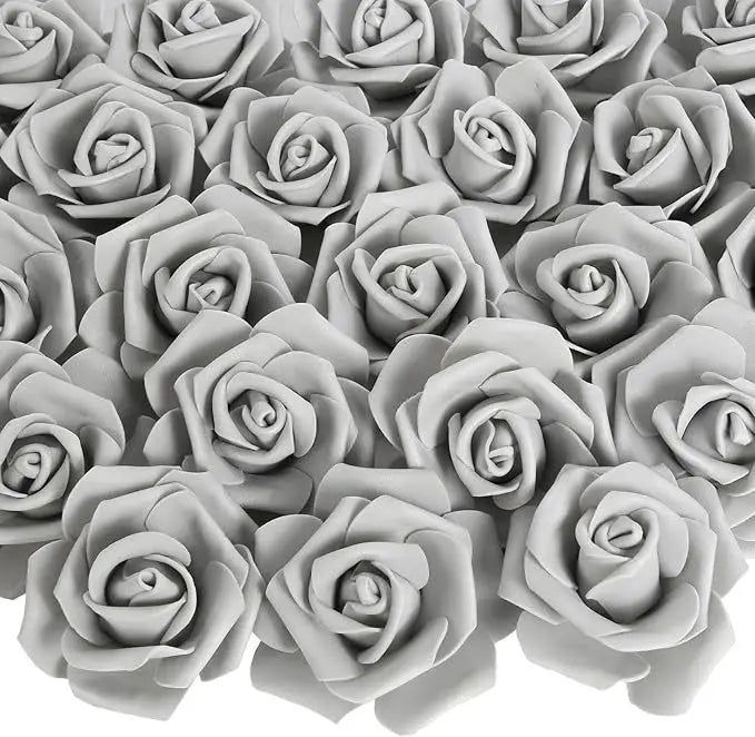 7,6 cm flores rosas artificiales