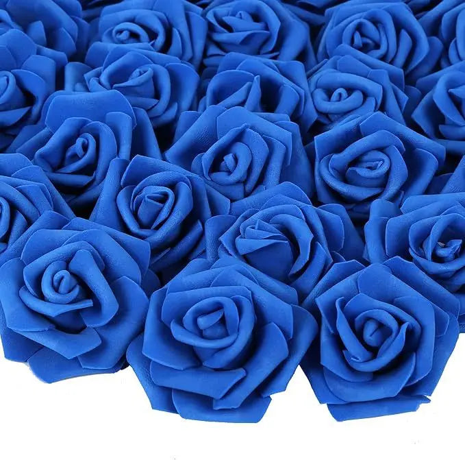 7,6 cm flores rosas artificiales
