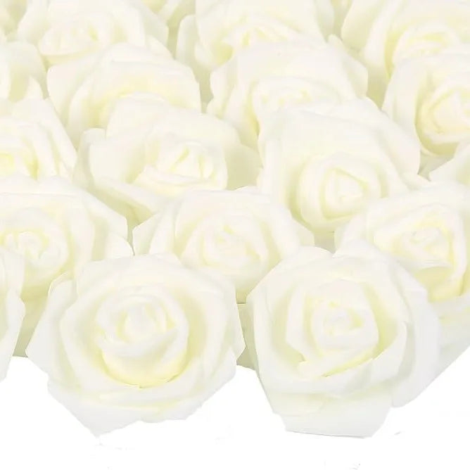 7,6 cm flores rosas artificiales