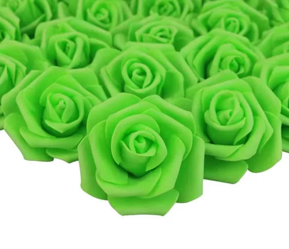 7,6 cm flores rosas artificiales
