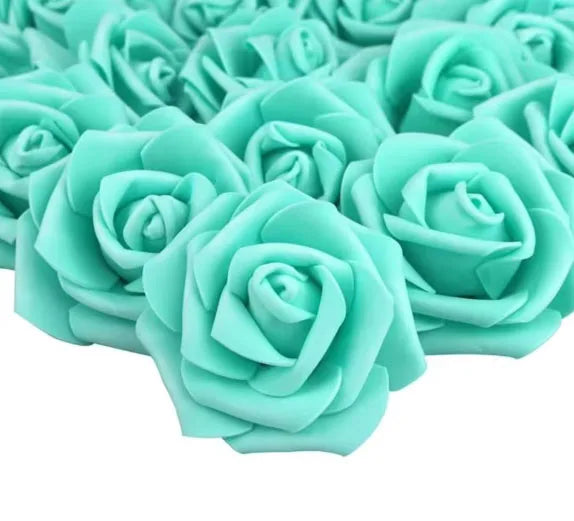 7,6 cm flores rosas artificiales