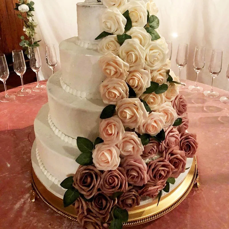 rosas artificiales de espuma