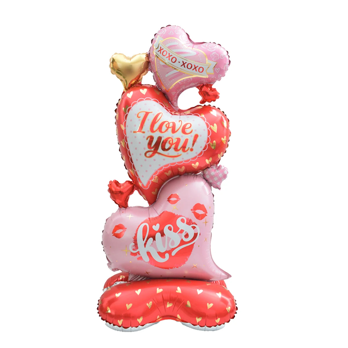 10 Uds. Globos de aluminio de corazón