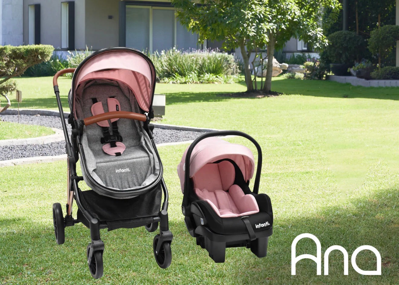 Carriola Ana Infanti Con Sistema De Viaje Convertible A Bambineto