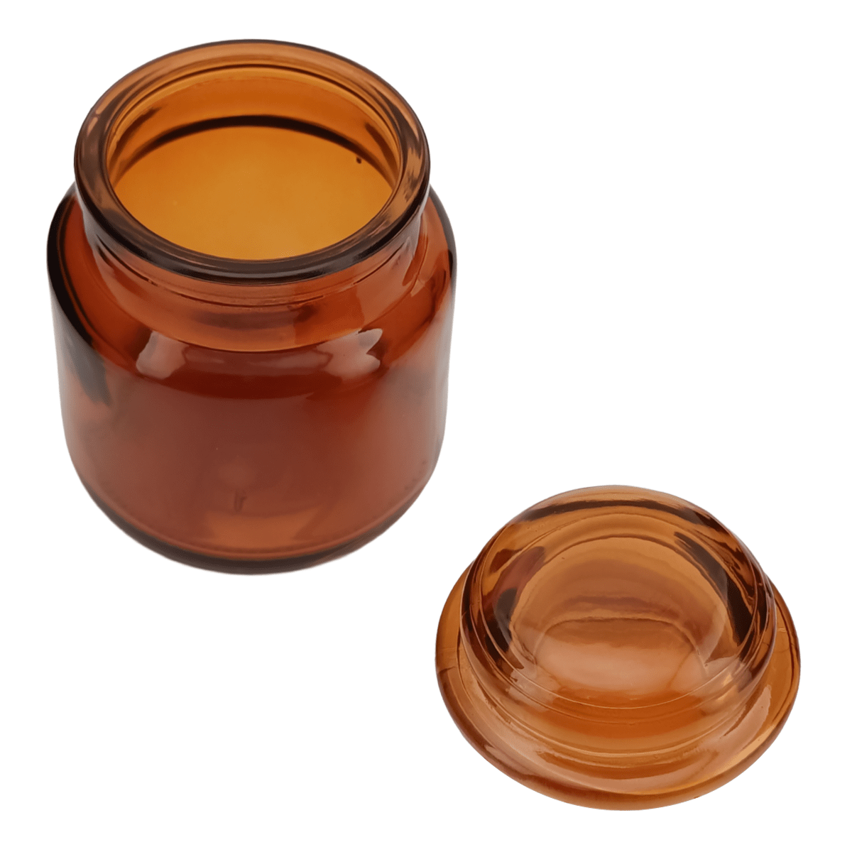 120ml – Siena Vaso Cilíndrico de Vidrio para Velas - Frasco Ámbar Transparente - Inspirado en Vasos de Yankee Candle ® – Transparente