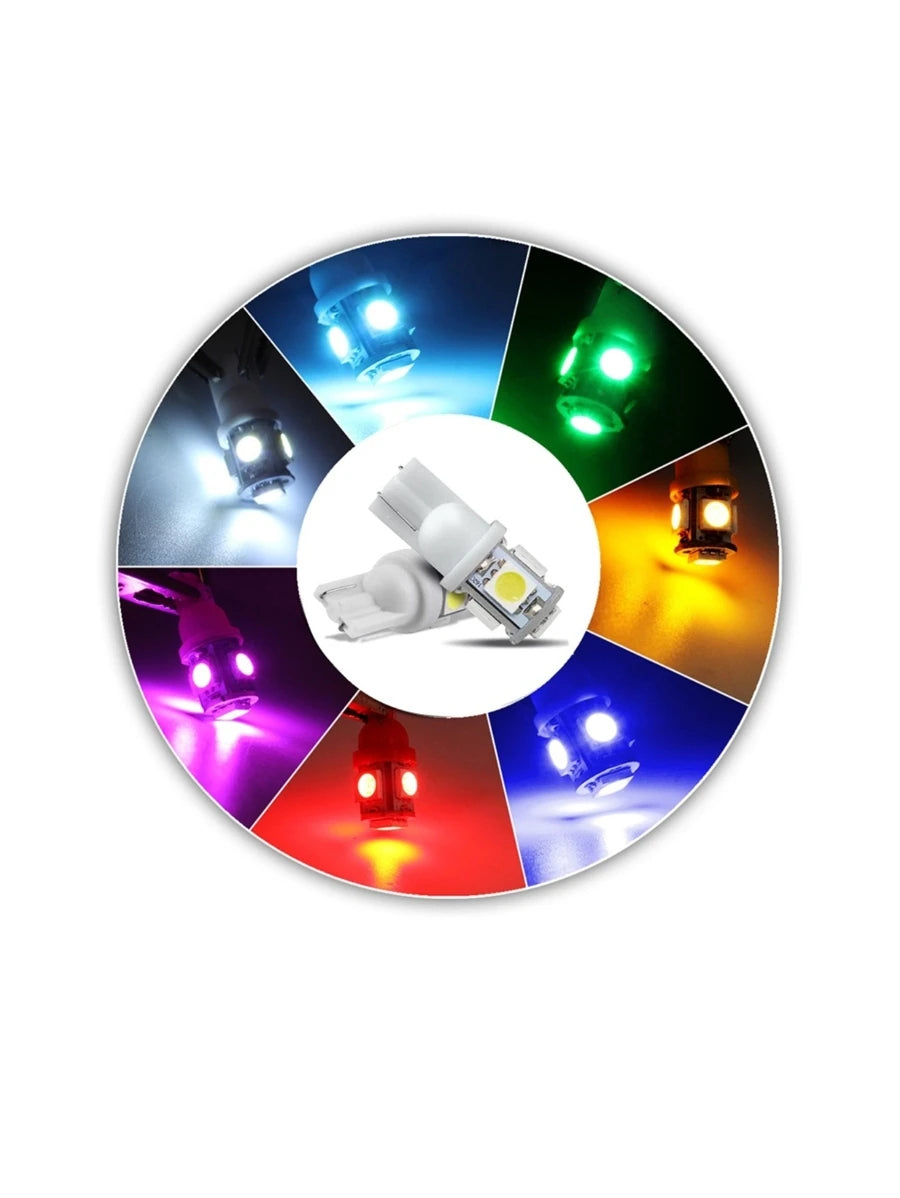 Focos LED T10 tipo pellizco para coche o moto universales