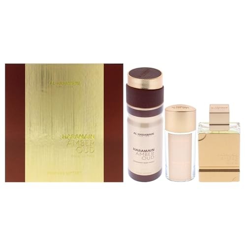 Al Haramain: Al Haramain Amber Oud Gold + Miniatura + Desodorante EDP Unisex